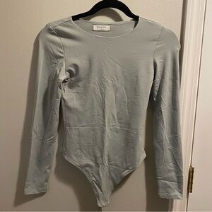 Aritzia Babaton Light Sage Green Bodysuit NWOT